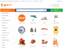 Tablet Screenshot of hollandpromotion.nl